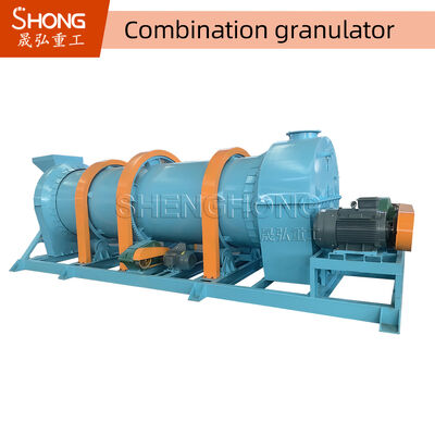 Attrezzatura per la produzione automatica di fertilizzanti organici con capacità di 5-15 t/h e funzionamento a basso consumo energetico