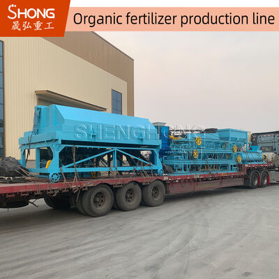 Facile manutenzione Linea di produzione di fertilizzanti organici con metodo di granulazione umida e basso consumo energetico