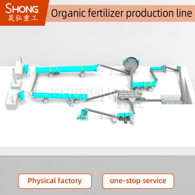Linea di produzione di fertilizzanti organici per granulazione a umido con granulatore combinato e pezzi di ricambio per denti di agitazione