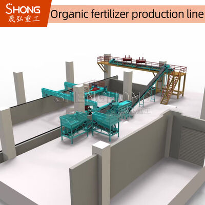 Sistema di granulazione ad umido del granulatore combinato con denti di agitazione in acciaio al manganese per granuli a forma di palla a basso consumo energetico nella linea di produzione di fertilizzanti organici