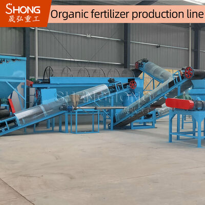 Linea di produzione di fertilizzanti organici per 1-20 mila tonnellate all'anno con umidità inferiore al 10%