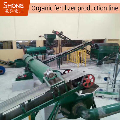 Linea di produzione di fertilizzanti organici con granuli sferici contenuto di umidità 20-40% Nessun legante necessario