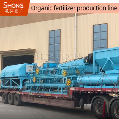 Linea di produzione di fertilizzanti organici Macchina di produzione di letame con una capacità di 1-20 mila tonnellate all'anno inferiore al 10% di umidità e 380V o tensione di domanda