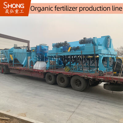 Linea di produzione di fertilizzanti organici per 1-20 mila tonnellate all'anno con umidità inferiore al 10% e tensione 380V