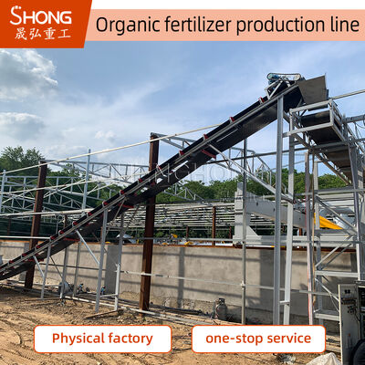 Linea di produzione di fertilizzanti organici con capacità di 15-20 T/H per granuli a forma di palla con servizio disponibile all'estero da parte dell'ingegnere