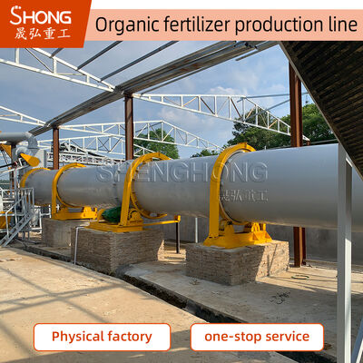 Linea di produzione di fertilizzanti organici con guscio di arachidi con capacità di 6 t/ora a rilascio rapido e tasso di granulazione >98%