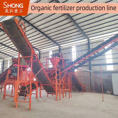 Granulatore di concimi organici certificato BV con capacità di produzione da 8-10 t/h e dimensione dei granuli regolabile da 0,3-3,0 mm