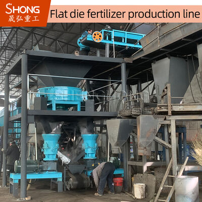 Linea di produzione di fertilizzanti organici da 1 a 20 mila tonnellate all'anno con asciugatura a bassa temperatura e struttura ad arco con elevato tasso di granulazione