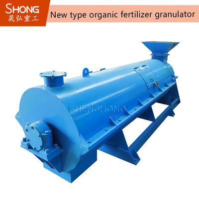 Granulatore di fertilizzante organico blu personalizzato con contenuto 100% organico e tasso di formazione del 98%