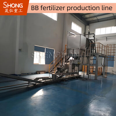 Linea di produzione di fertilizzanti BB ad alta efficienza di lavoro con capacità da 1 a 5 t/h e potenza da 7,5+4,5 kW