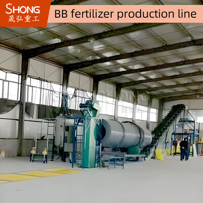 1-5 t/h Capacità di produzione Linea di produzione di fertilizzanti BB con elevata efficienza di lavoro e caratteristiche personalizzabili