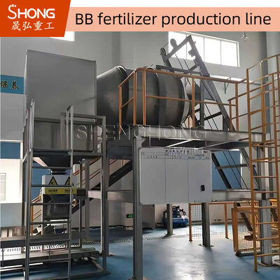 Linea di produzione di fertilizzanti BB da 22 kW con controllo PLC per apparecchiature di miscelazione uniforme di fertilizzanti