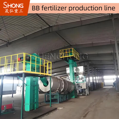 Linea di produzione di fertilizzanti BB ad alta precisione a tensione personalizzata da 15 a 22 kW per impianti di miscelazione di fertilizzanti a grandi dimensioni