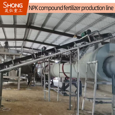 Linea di produzione di fertilizzanti NPK a secco con capacità di 5-100 T/h per granuli ovali