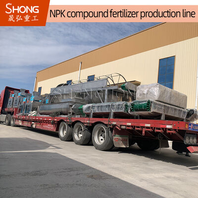 5 t/h di capacità Linea di produzione di fertilizzanti NPK in polvere chimica con granulatore a estrusione a doppio rullo