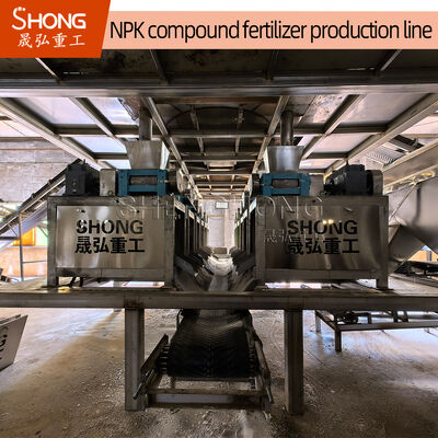 Linea di produzione di fertilizzanti composti NPK, capacità 6-8 t/h