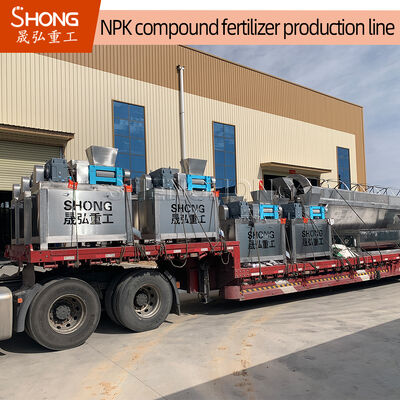 Linea di produzione di fertilizzanti NPK con tensione richiesta serie 8-10 TON/H SDZ per granulazione composta di fertilizzanti