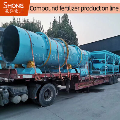 Linea di produzione di fertilizzanti NPK da 2-4 mm con tecnologia di processo a secco e contenuto di materia organica del 30%