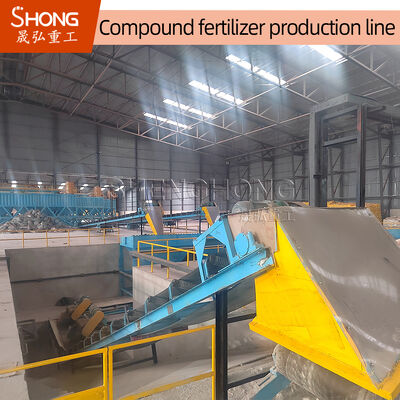 Energy Saving Rotary Drum NPK Granulation Plant with Wide Raw Materials Adaptability and Ball Shape Granules (impianto di granulazione NPK a tamburo rotante a risparmio energetico)