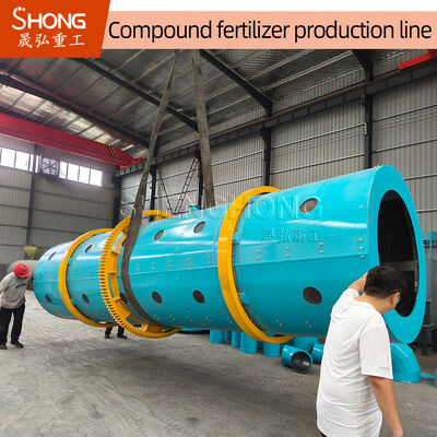 Impianto di produzione di fertilizzanti NPK con una capacità di 10-12 tonnellate all'ora per granuli a forma di sfera e linea di produzione di fertilizzanti composti resistenti alla corrosione