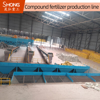 Linea di produzione di fertilizzanti NPK a secco con dimensioni granulari di 2 mm e nitrato di ammonio