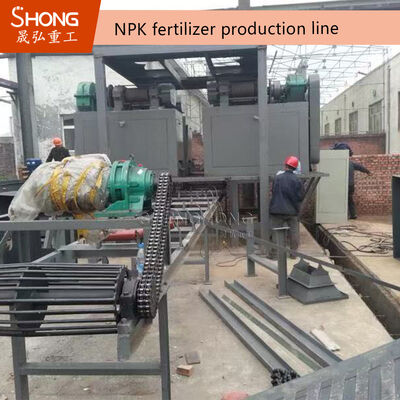 10Linee di produzione di fertilizzanti NPK a polvere secca non essiccante con granulazione a tamburo rotativo