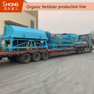 Linea di produzione di fertilizzanti organici con basso consumo energetico, capacità di lavorazione da 1 a 20 tonnellate/ora e tecnologia di miscelazione e agitazione