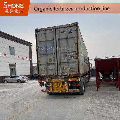 Granulatore di fertilizzanti con capacità di 2-5 T/H per la produzione di fertilizzanti organici con struttura in acciaio al carbonio o acciaio inossidabile e senza bisogno di leganti