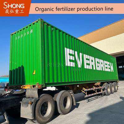 Linea di produzione su misura del fertilizzante del compost del acciaio al carbonio di dimensione con potenza 37-220kw per la fabbricazione del fertilizzante organico
