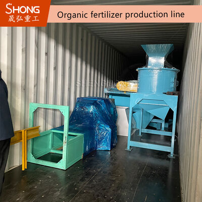 Linea di produzione di fertilizzanti organici certificata ISO con capacità di 10-12 t/h e tasso di granulazione > 98%