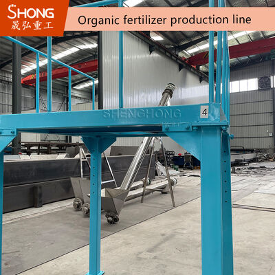 Linea di produzione di fertilizzanti organici in acciaio al carbonio con capacità di 12-15 t/h per la granulazione multiprocesso di fertilizzanti