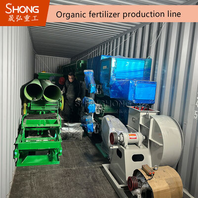 Linea di produzione di fertilizzanti organici con dieci sistemi di processo completi per 1-20 mila tonnellate all'anno a 380V o Demand