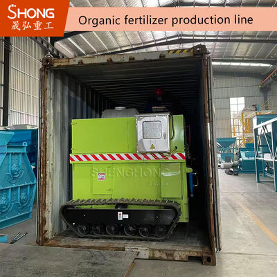 Linea di produzione di fertilizzanti organici per letame di mucca su piccola scala con tasso di granulazione > 98% e capacità 1-10 t / h