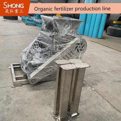 Linea di produzione di fertilizzanti organici completamente automatica con capacità di 1-2 t/h e tasso di granulazione > 98%