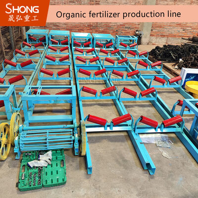 Linea di produzione di concimi organici per letame di pollame da 10 t/h con tasso di granulazione > 98% per il riciclaggio dei rifiuti