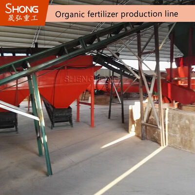 Linea di produzione di fertilizzanti organici con sterilizzazione e deodorazione per 3-5 T/H Output e 95% Granulation Ratio