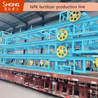 Wear Resistant Alloy Steel Roller Extrusion NPK Fertilizer Production Line with Tungsten Carbide Hardened Surface and Replaceable Roller Shell (Linea di produzione di fertilizzanti NPK con superficie indurita al carburo di tungsteno e con guscio a rottamazione sostitutivo)