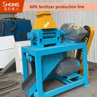 Linea di produzione di fertilizzanti a doppio rullo a funzionamento automatico a granulazione a secco con dimensione granulare da 2,5 a 20 mm