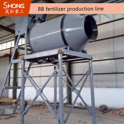 Linea di produzione di fertilizzanti BB con capacità di miscelazione di 500 kg, tensione personalizzata di 380 V e tecnologia di miscelazione a tamburo per un'efficiente miscelazione di fertilizzanti