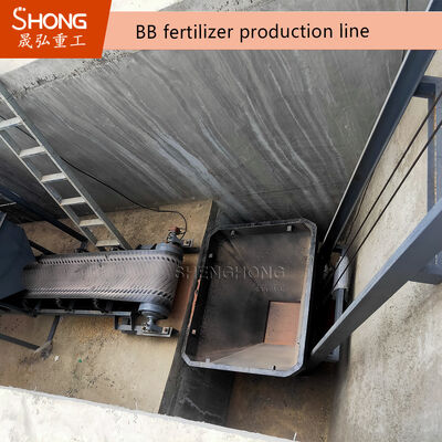 Linea di produzione di fertilizzanti BB in acciaio al carbonio con capacità di 15-20 t/h e elevato tasso di granulazione