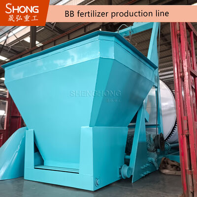 15 T/H Alta capacità resistente all'usura BB Fertilizzante linea di produzione Maschera di miscelazione a granello per il funzionamento continuo