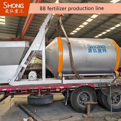 Linea di produzione di fertilizzanti BB con rapporto di nutrienti personalizzabile senza processo di granulazione e resistenza dei granuli conservata