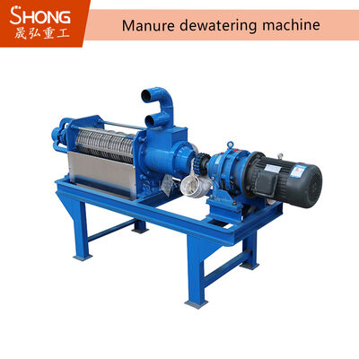 Separatore Liquido-Solido per Deumidificazione di Liquami da 4-8 m3/h, Pressa a Vite per Lavorazione di Letame con Residuo d'Acqua Inferiore al 35%