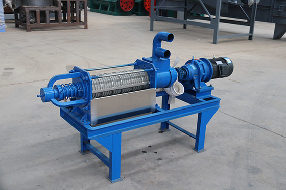 Separatore 3t/H 7kw del solido liquido della pollina di acciaio al carbonio